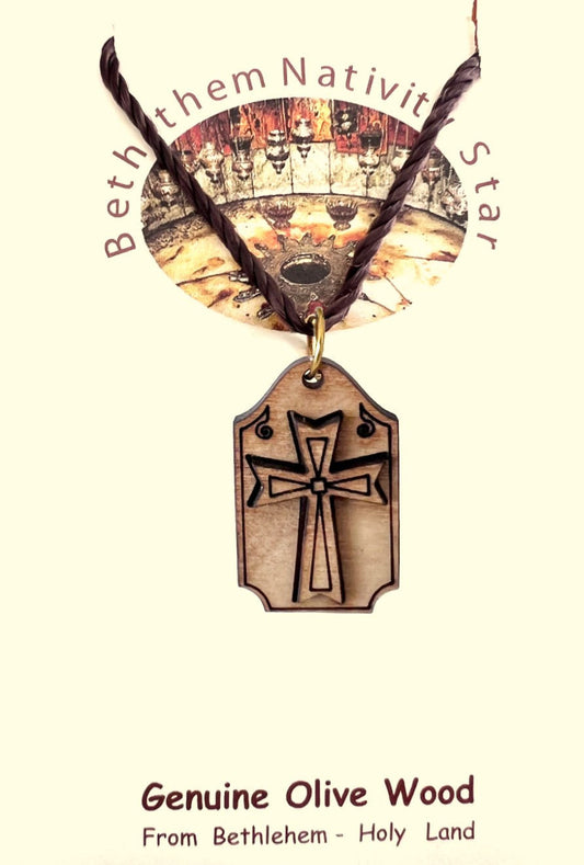 Wooden Celtic Cross Necklaces